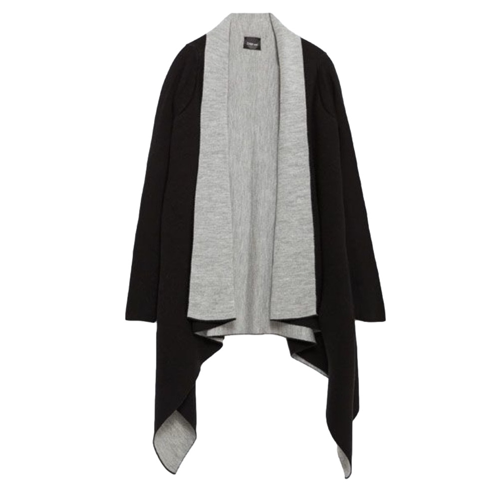 ZARA | Double Sided Waterfall Cardigan